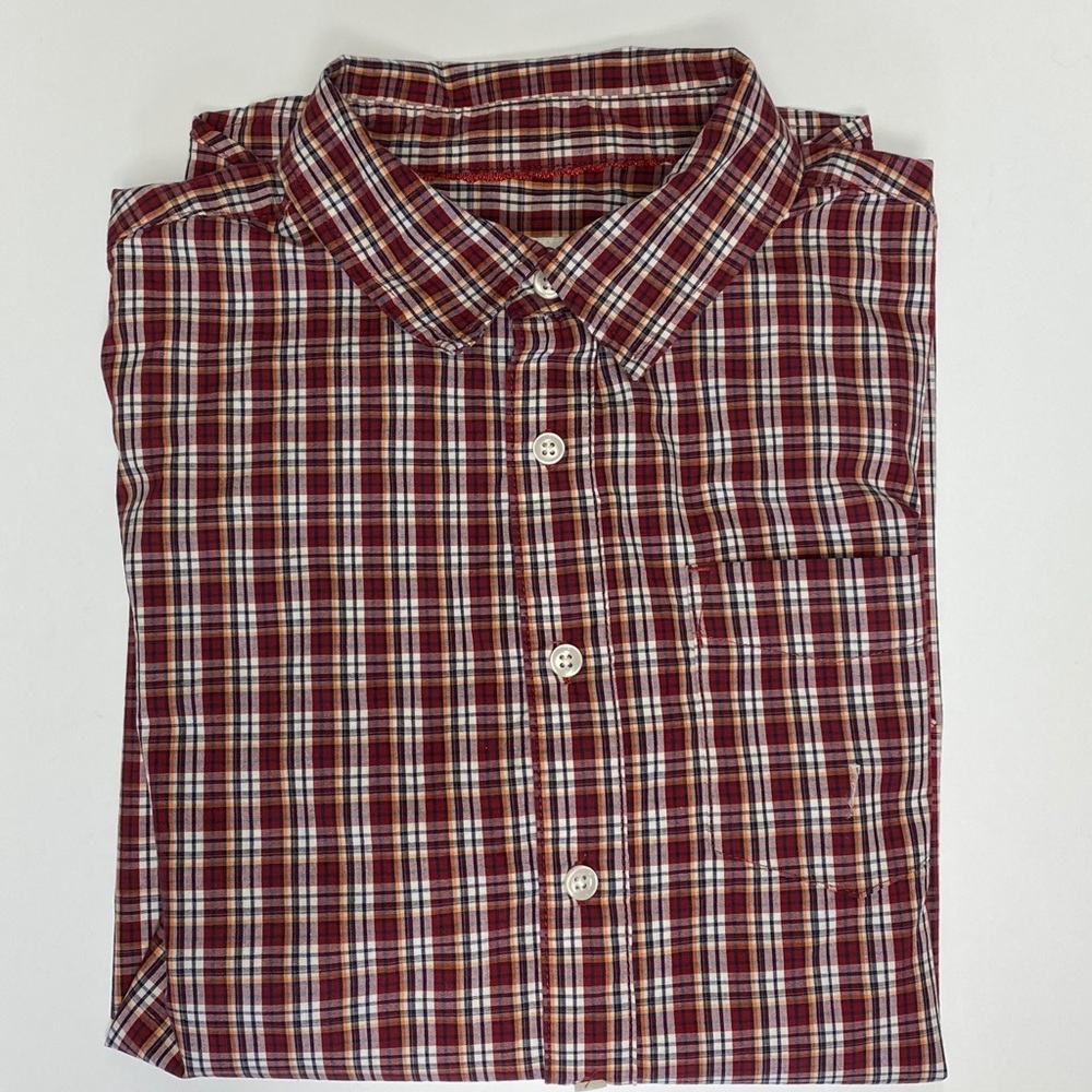 - Boy’s long sleeve button down shirt 100% cotton